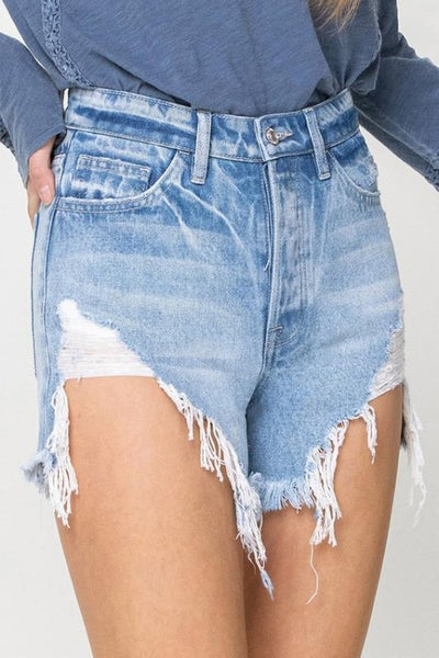 Sasha Distressed Jean Shorts