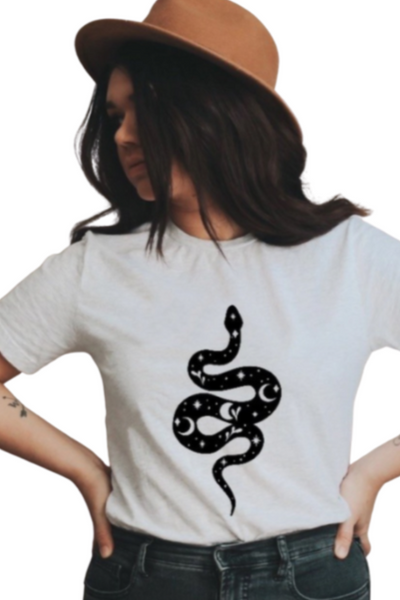 Celestial Snake Graphic Tee