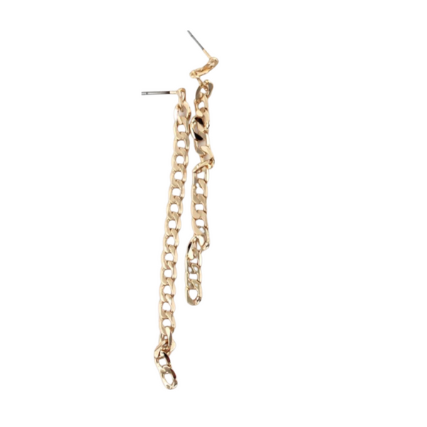 Small Cuban Chain Earrings