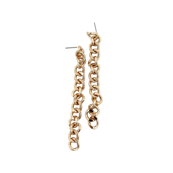 Medium Cuban Chain Earrings